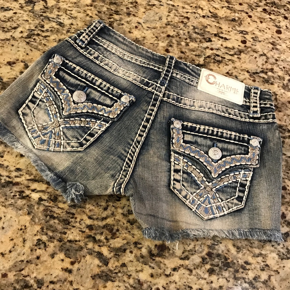 NWT Charme By Grace in LA Jean Shorts Sz 25
